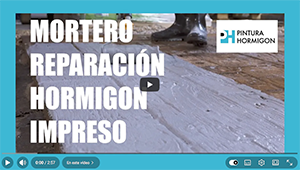 video mortero hormigon